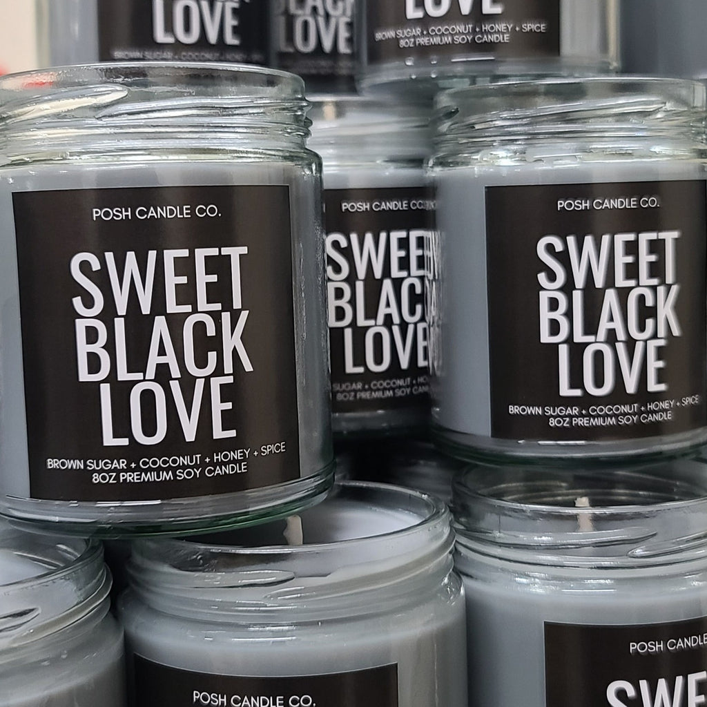 Sweet Black Love - Posh Candle Co. 