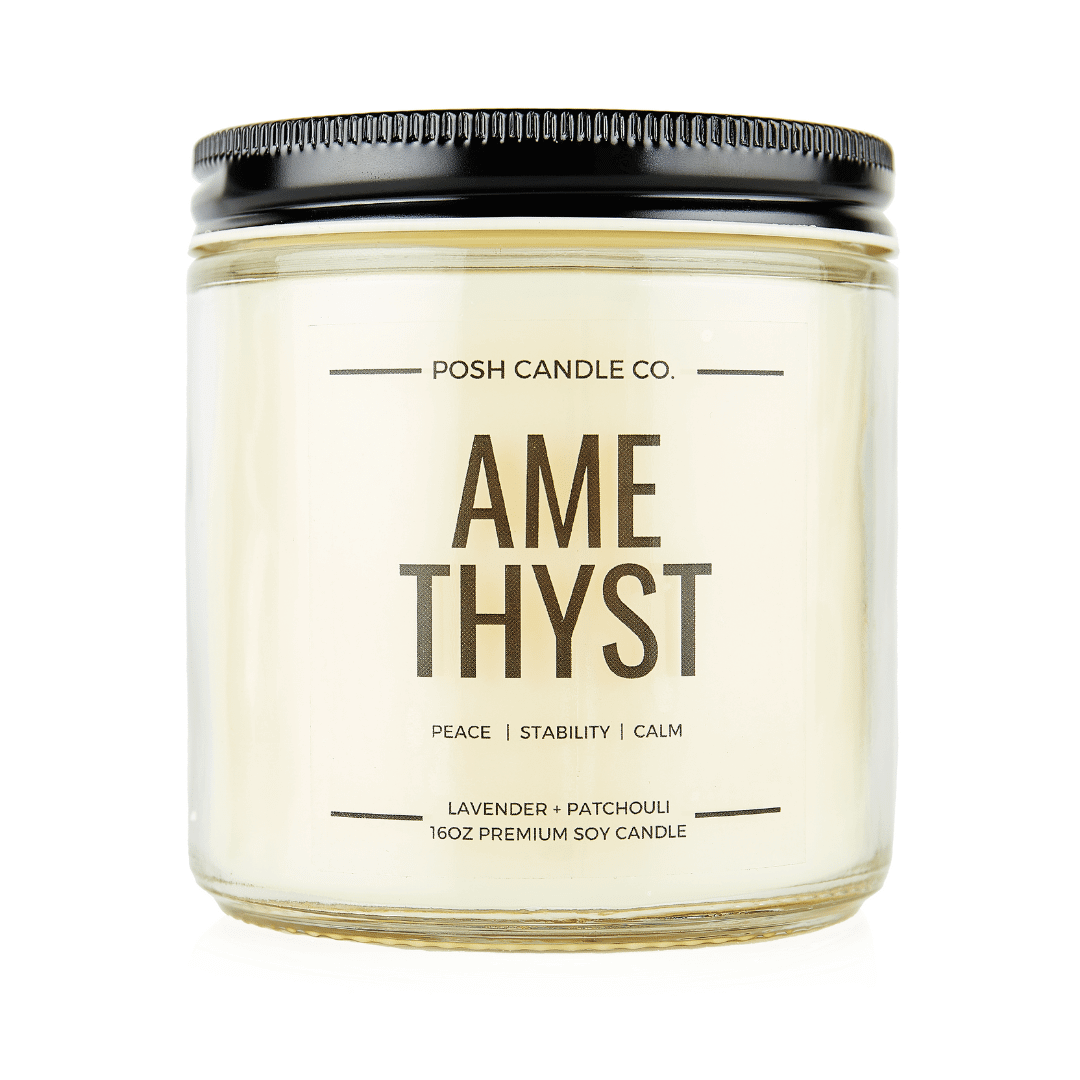 Amethyst Candle - Posh Candle Co. 