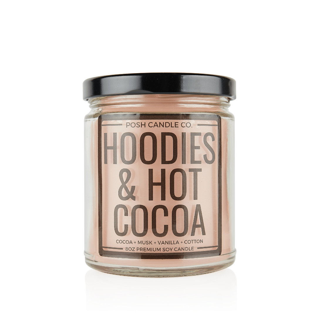 Hoodies and Hot Cocoa Soy Candle - Posh Candle Co. 