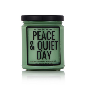 Peace & Quiet Day Candle - Posh Candle Co. 