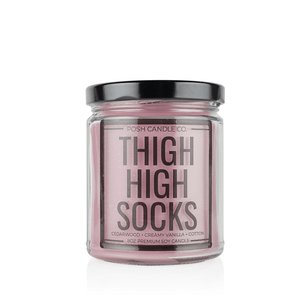 Thigh High Socks Soy Candle - Posh Candle Co. 